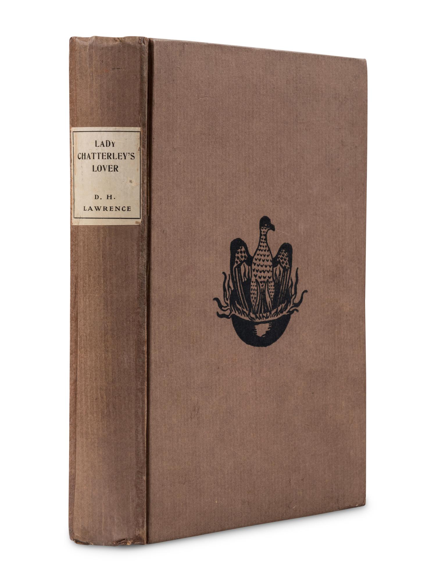 LAWRENCE, D.H (1885-1930). Lady Chatterley's Lover . Florence: Privately Printed, 1928.