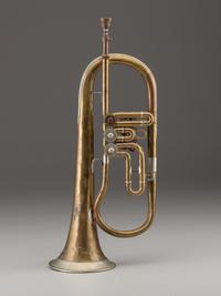 [CIVIL WAR]. Rotary valve trumpet or cornet.