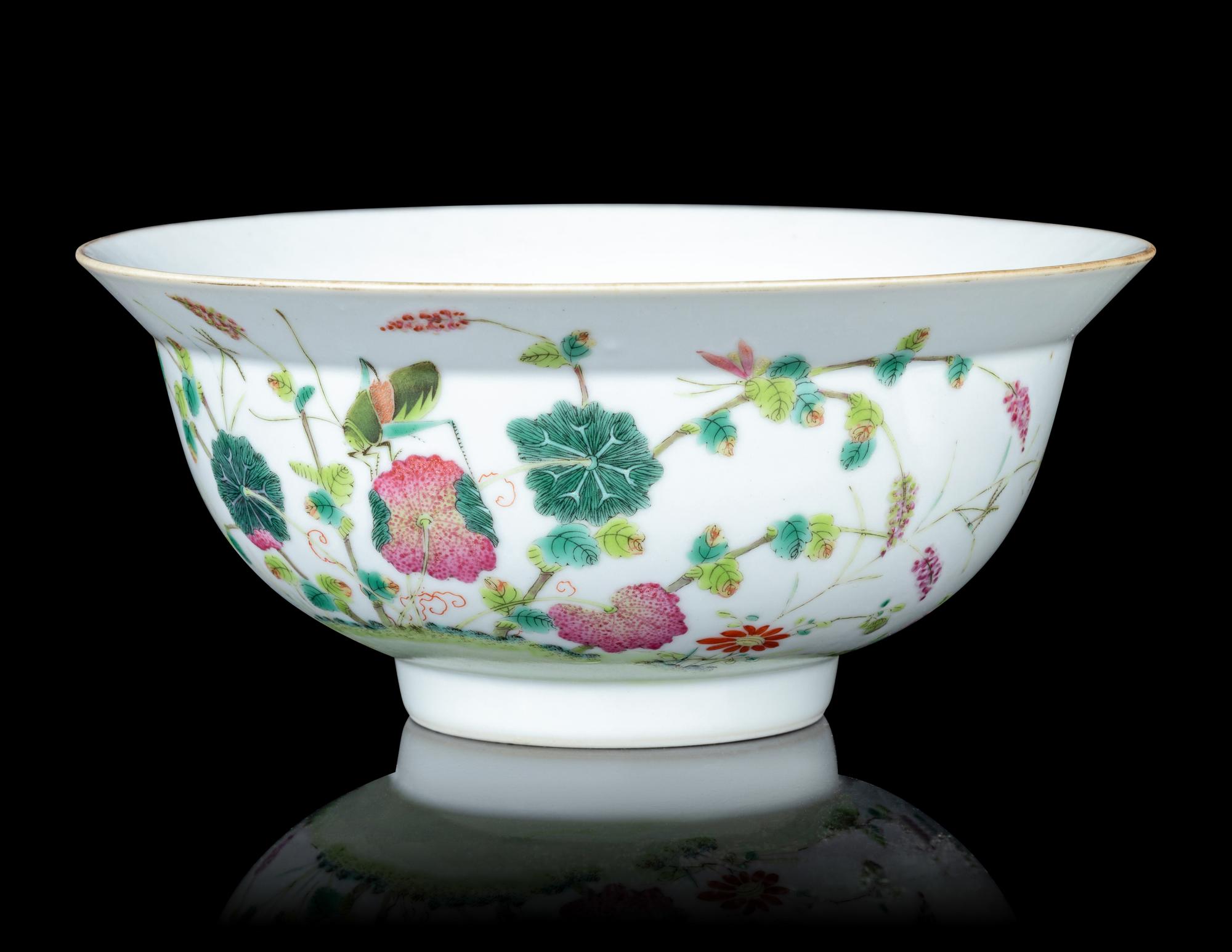 Two Famille Rose Porcelain Bowls