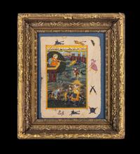 Seven Indian Miniature Paintings