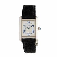 Cartier, 'Must de Cartier Tank', Ref. 2416, Sterling Silver Watch