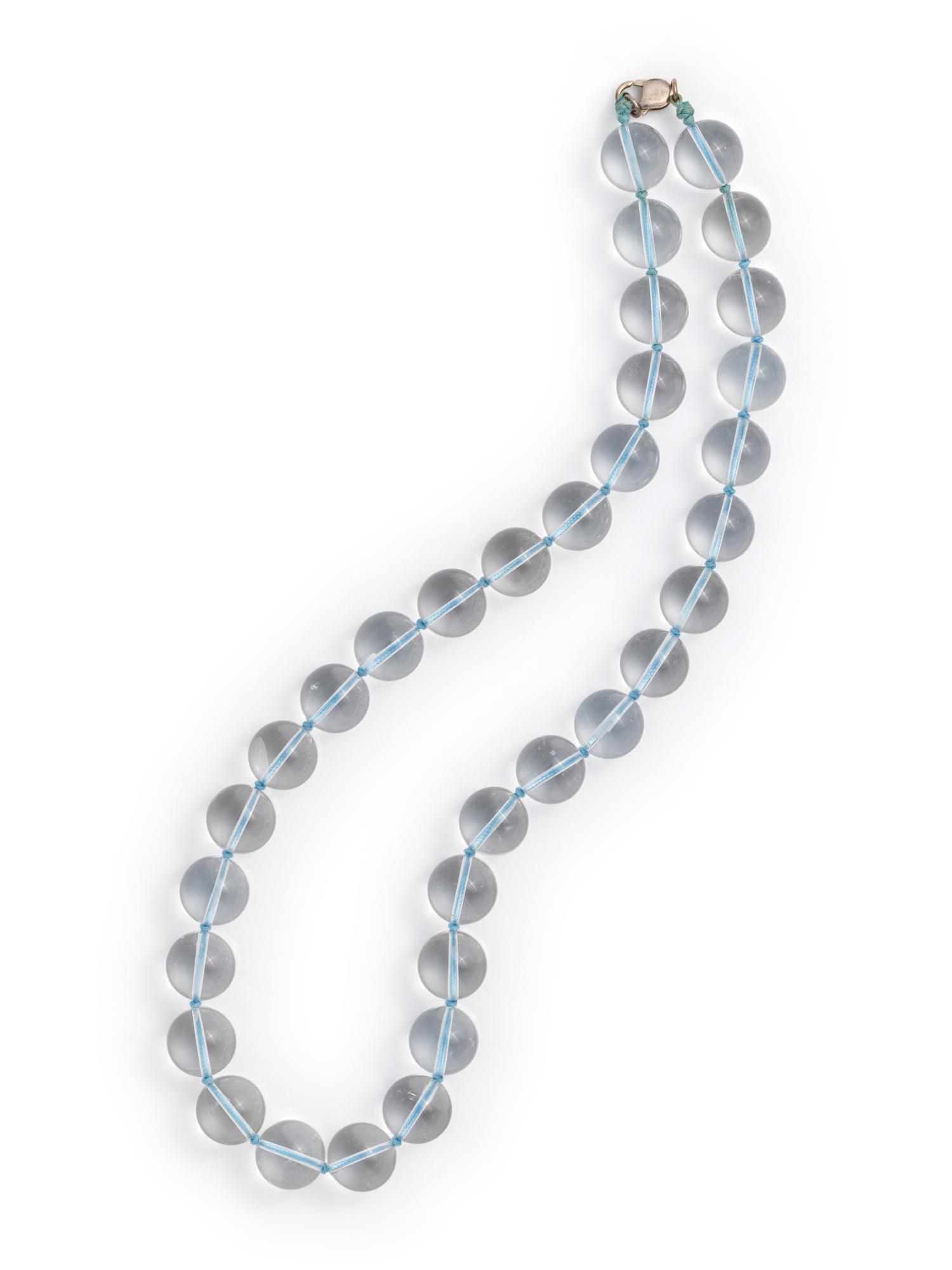 ROCK CRYSTAL BEAD NECKLACE