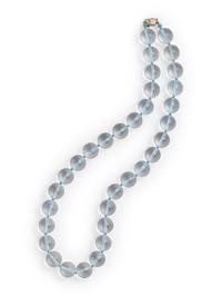 ROCK CRYSTAL BEAD NECKLACE