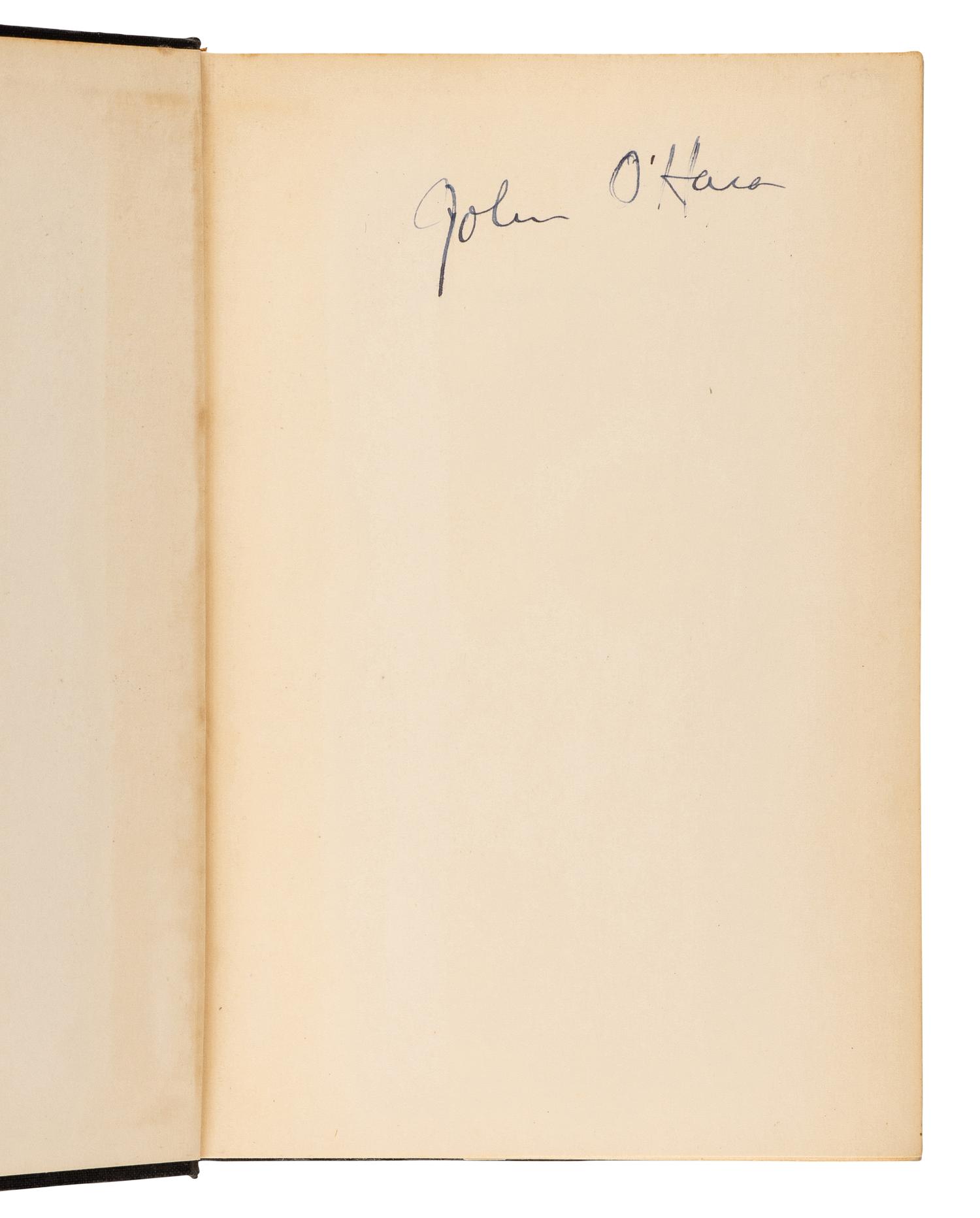 O'HARA, John (1905-1970). Butterfield 8 . New York: Harcourt Brace and Company, 1935.