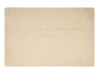 [BENJAMIN HARRISON]. A group of cabinet card portraits featuring campaign badges, flags, and pins, comprising: