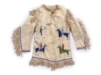 Sioux Pictorial Beaded Hide Jacket