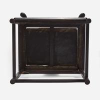 A Chinese hardwood armchair, possibly hongmu, Sichutou Guanmaoyi 硬木四出头官帽椅 或红木 Qing dynasty ?
