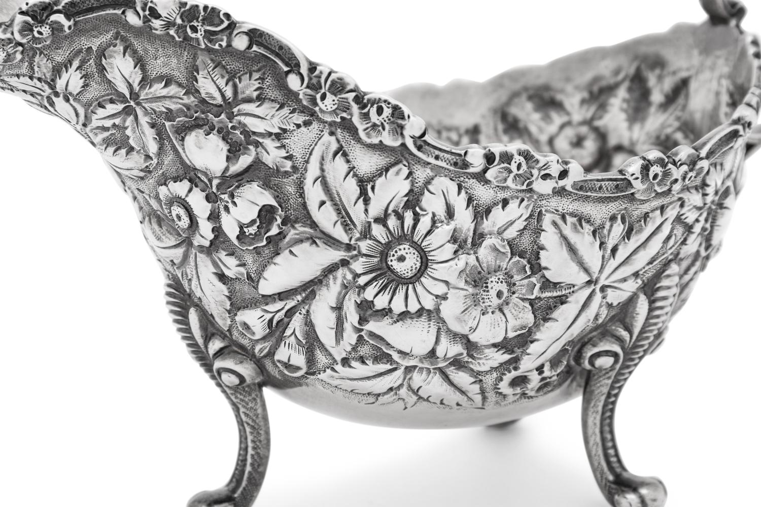 Two American Silver Sauce Boats