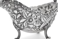 Two American Silver Sauce Boats
