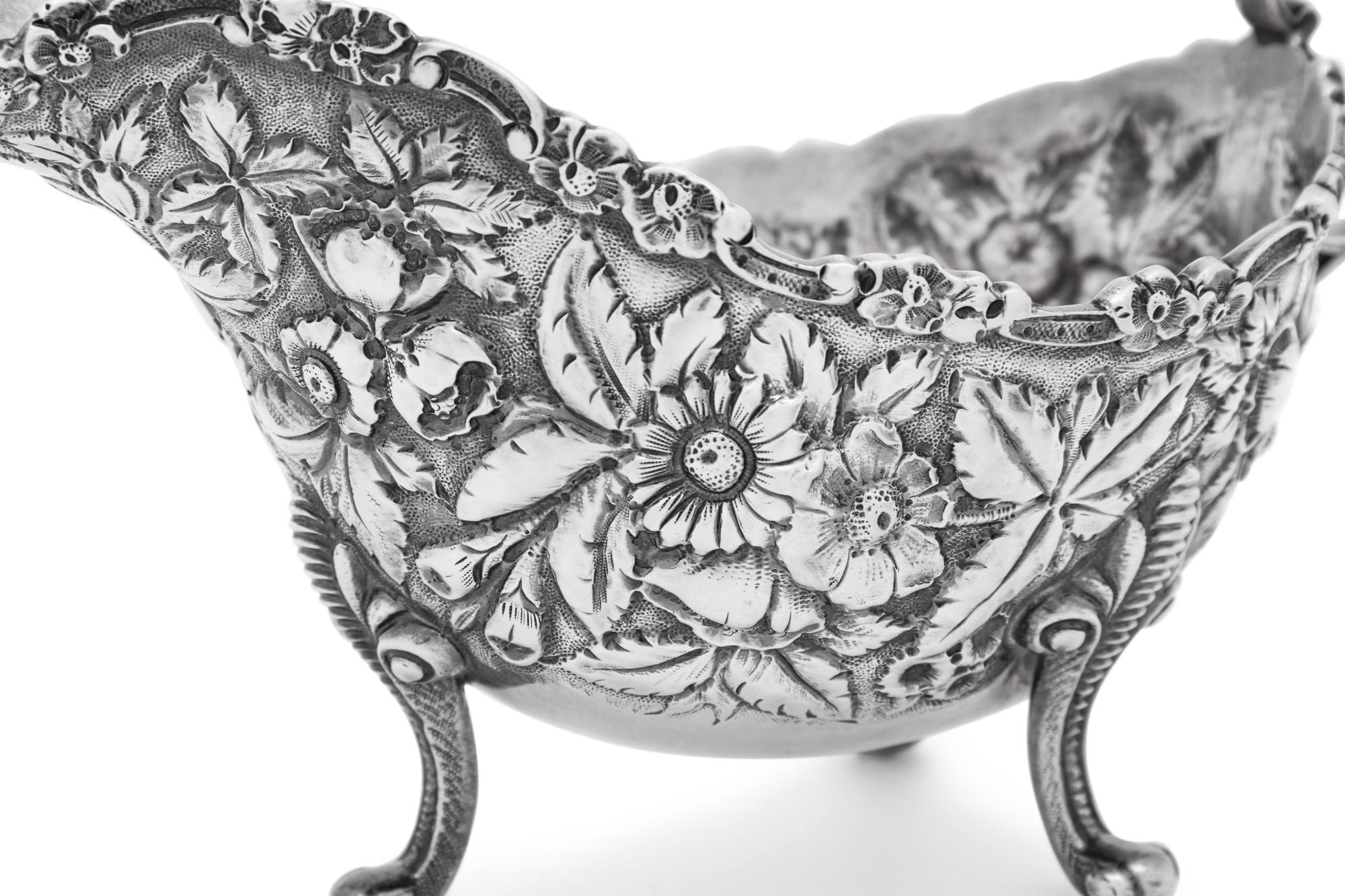 Two American Silver Sauce Boats
