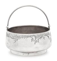 A Russian Silver Sugar Bowl