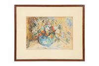 Vases aux fleurs (a pair)