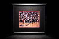 A Michael Jordan Signed Autograph Chicago Bulls "Last Shot" Photograph (Upper Deck Authenticated)