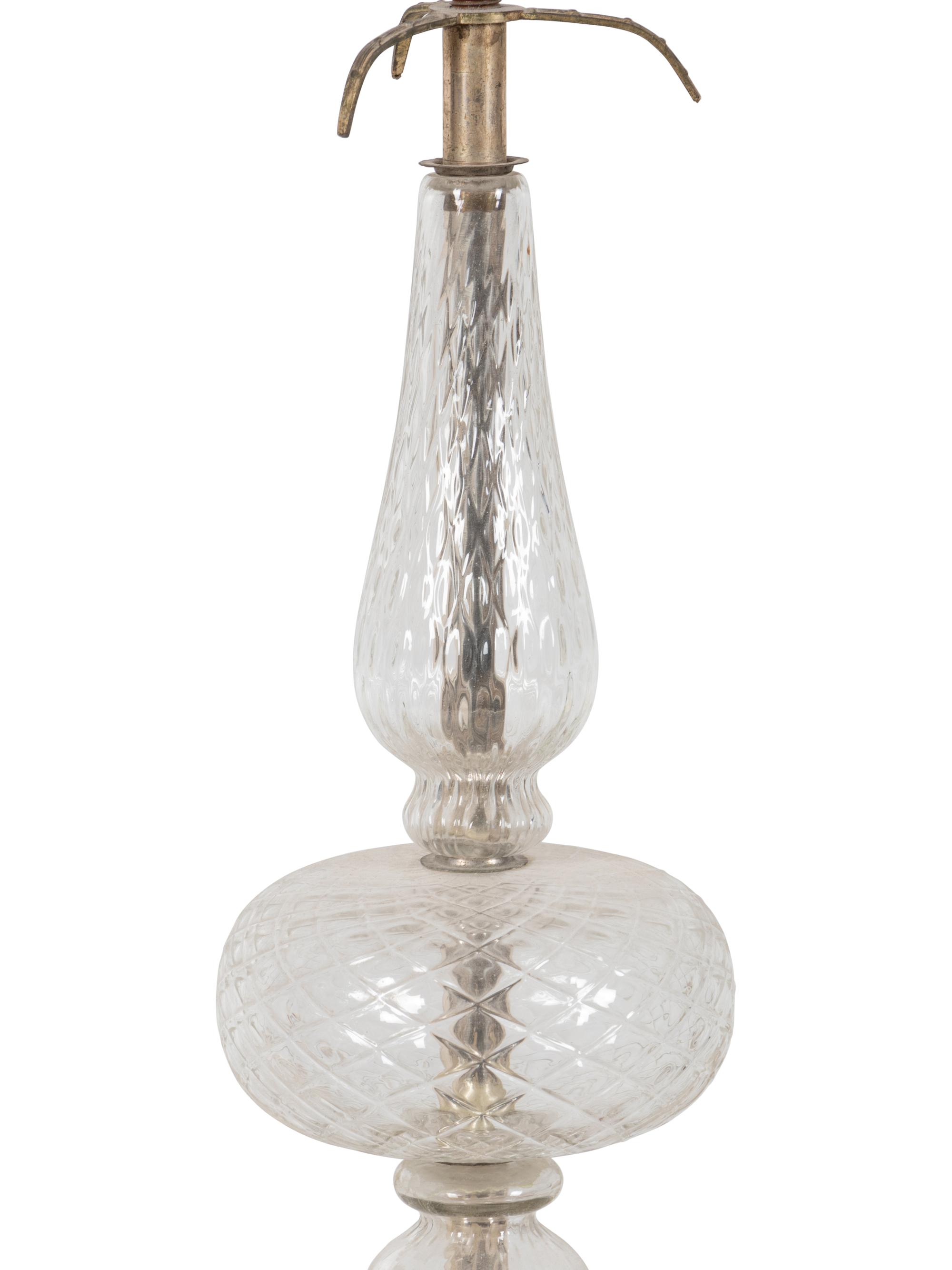 A Murano Glass Five-Light Chandelier
