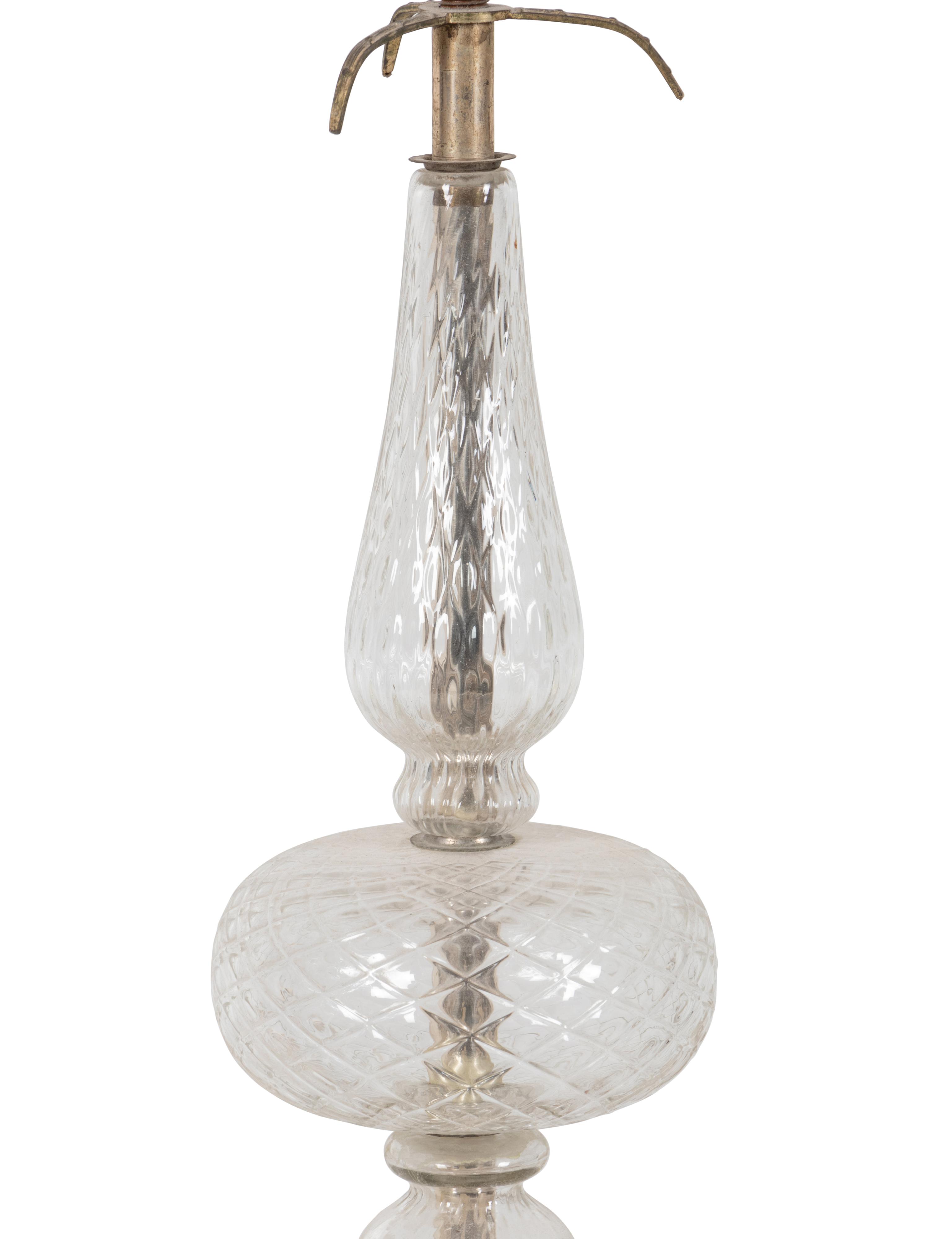 A Murano Glass Five-Light Chandelier