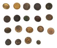 [MILITARIA] 25+ American buttons from the Estate of Carroll J. Delery III, incl. Civil War examples