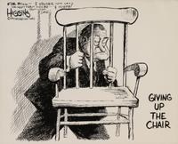 (Cartoon Art) HIGGINS, Jack (1954). A group of 7 cartoons by Jack Higgins, comprising: