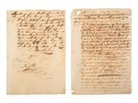 [ENSLAVEMENT & ABOLITION]. A group of 12 documents regarding the sale of enslaved persons in Cuba. 1844-1873.