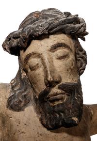 A South Tyrolean Carved and Painted Corpus Christi