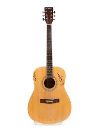 6 String 21 Fret GA410-NT De Rosa Acoustic Guitar, Signed by Merle Haggard and Kris Kristopherson
