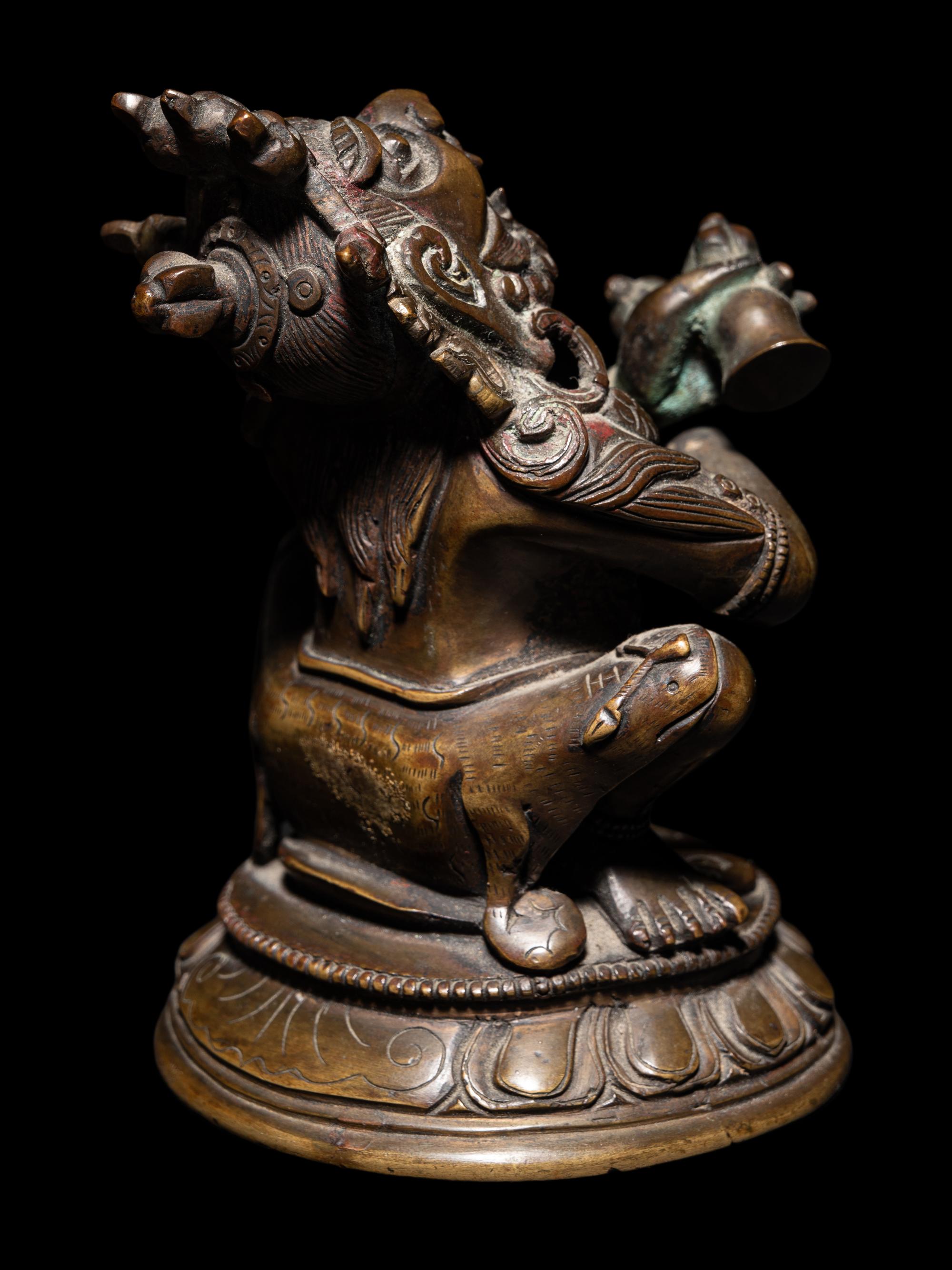 A Tibetan Bronze Figure of Vajradaka