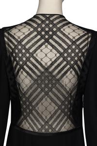 Significant Galanos Lace Back Gown, 1984