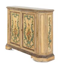 An Italian Painted Console Cabinet