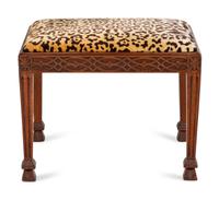A George III Style Mahogany Footstool