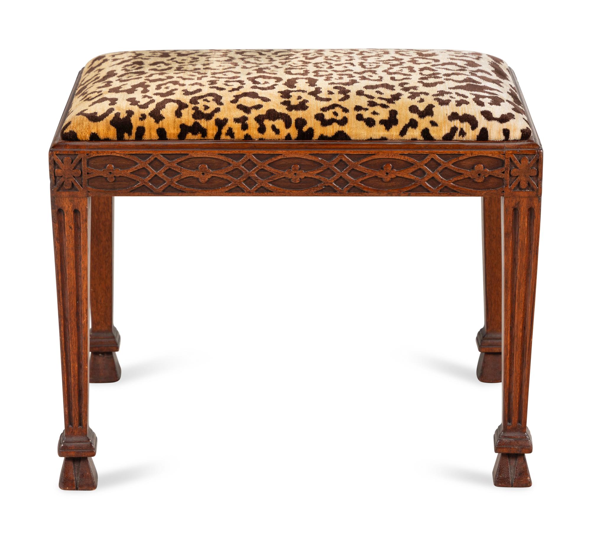 A George III Style Mahogany Footstool