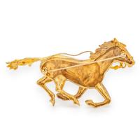 Craig Drake, Yellow Gold Horse Brooch