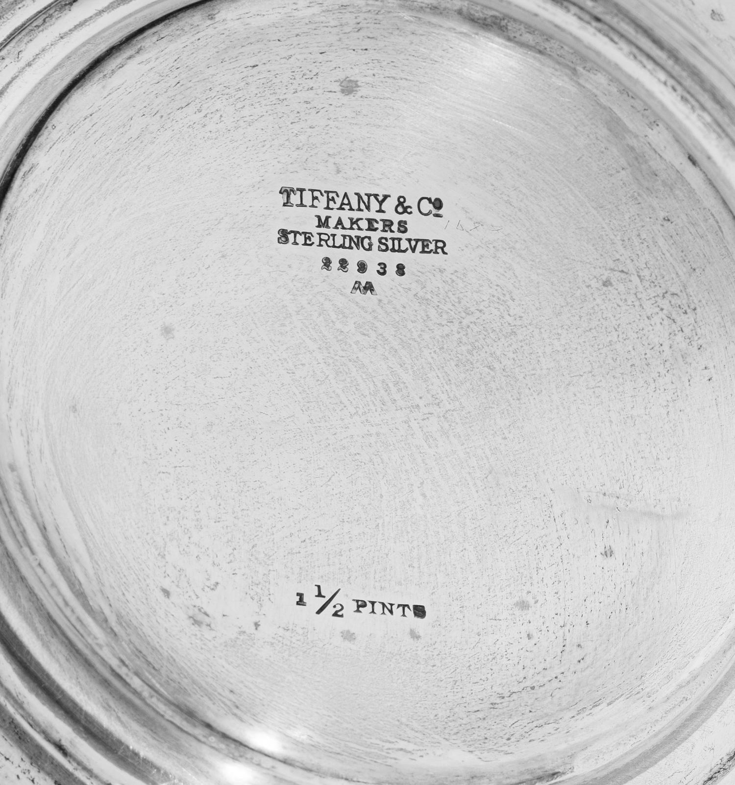 A Tiffany and Co. Silver Coffee Pot