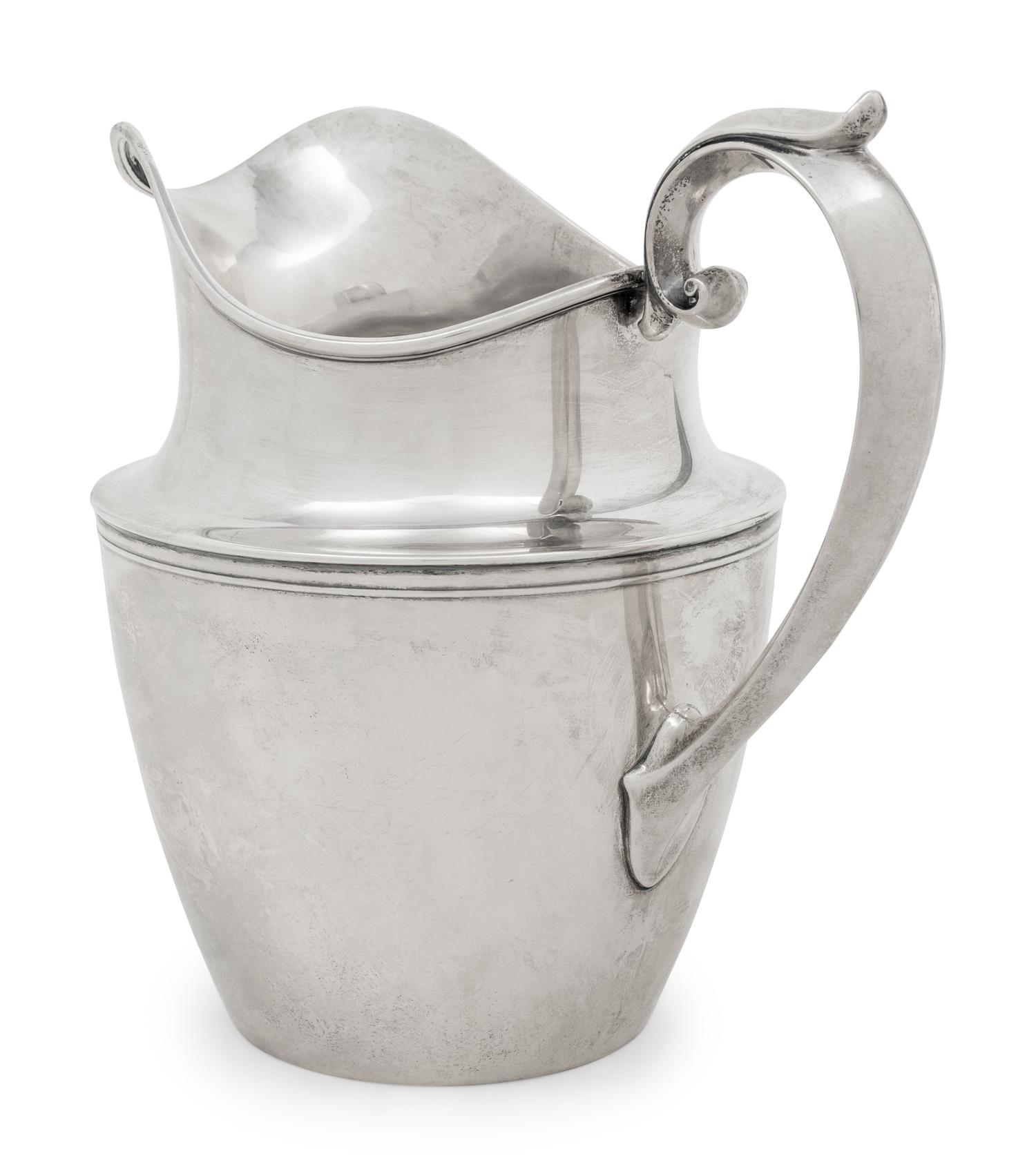 An American Silver Water Pitcher