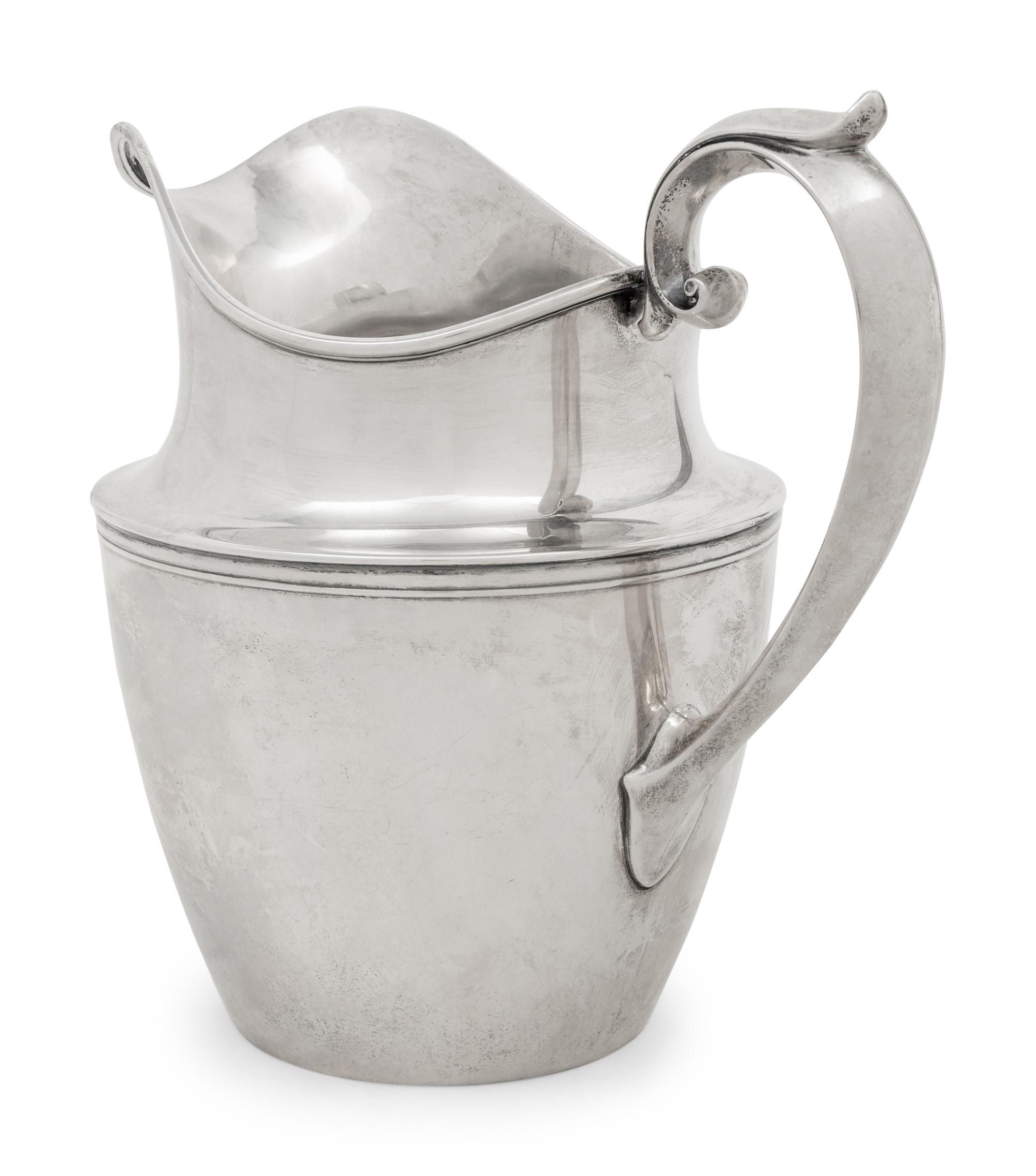 An American Silver Water Pitcher