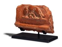 A Roman Redware Fragment with Romulus and Remus