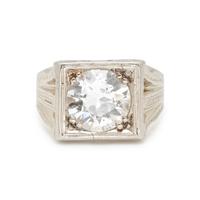 DIAMOND AND WHITE GOLD RING