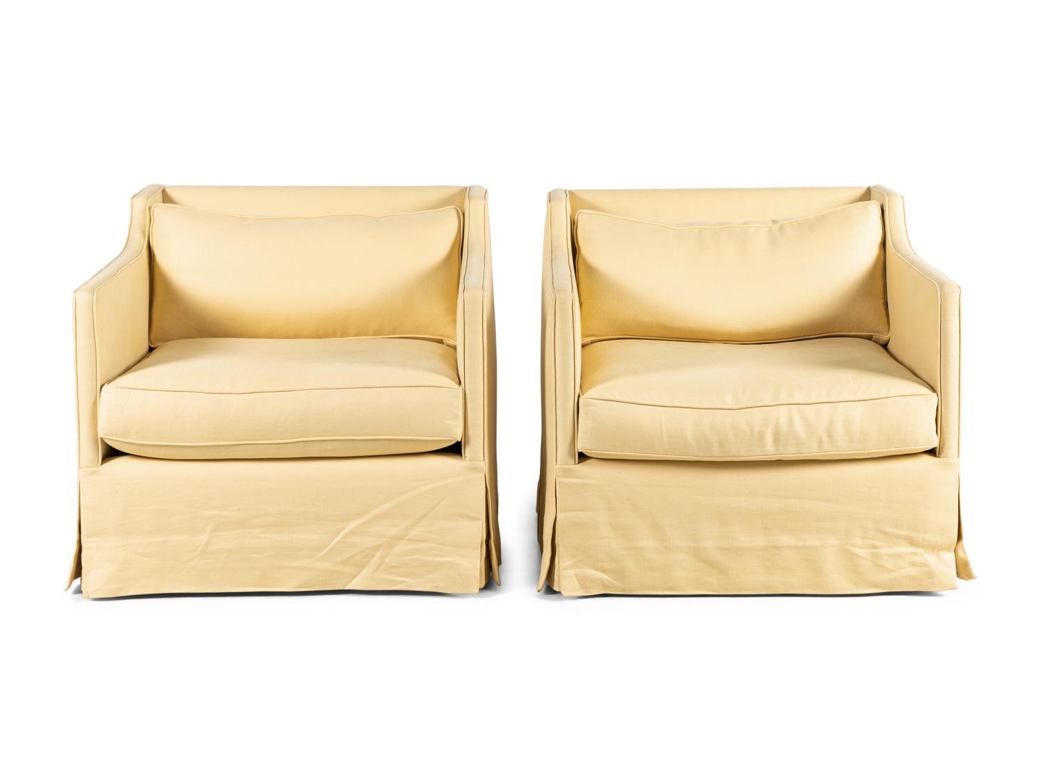 A Pair of Richard Shapiro Minima Lounge Chairs
