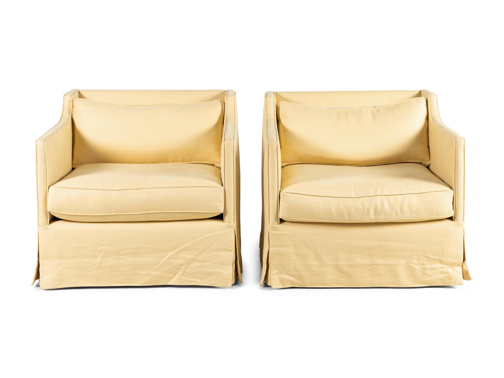 A Pair of Richard Shapiro Minima Lounge Chairs