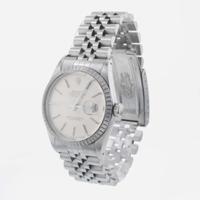 A Stainless Steel Rolex Oyster Perpetual Date Just Swiss
