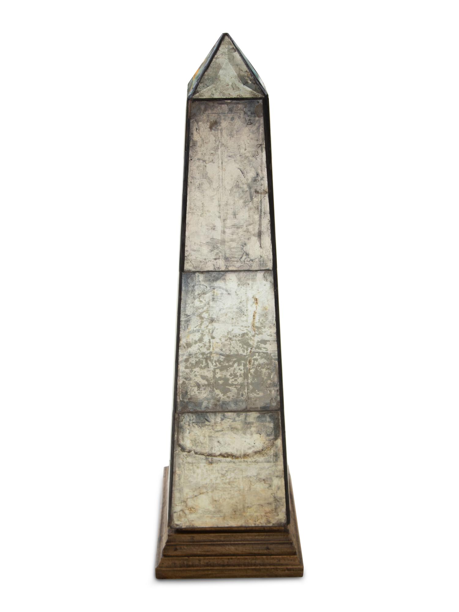 A Pair of Mirrored Obelisks