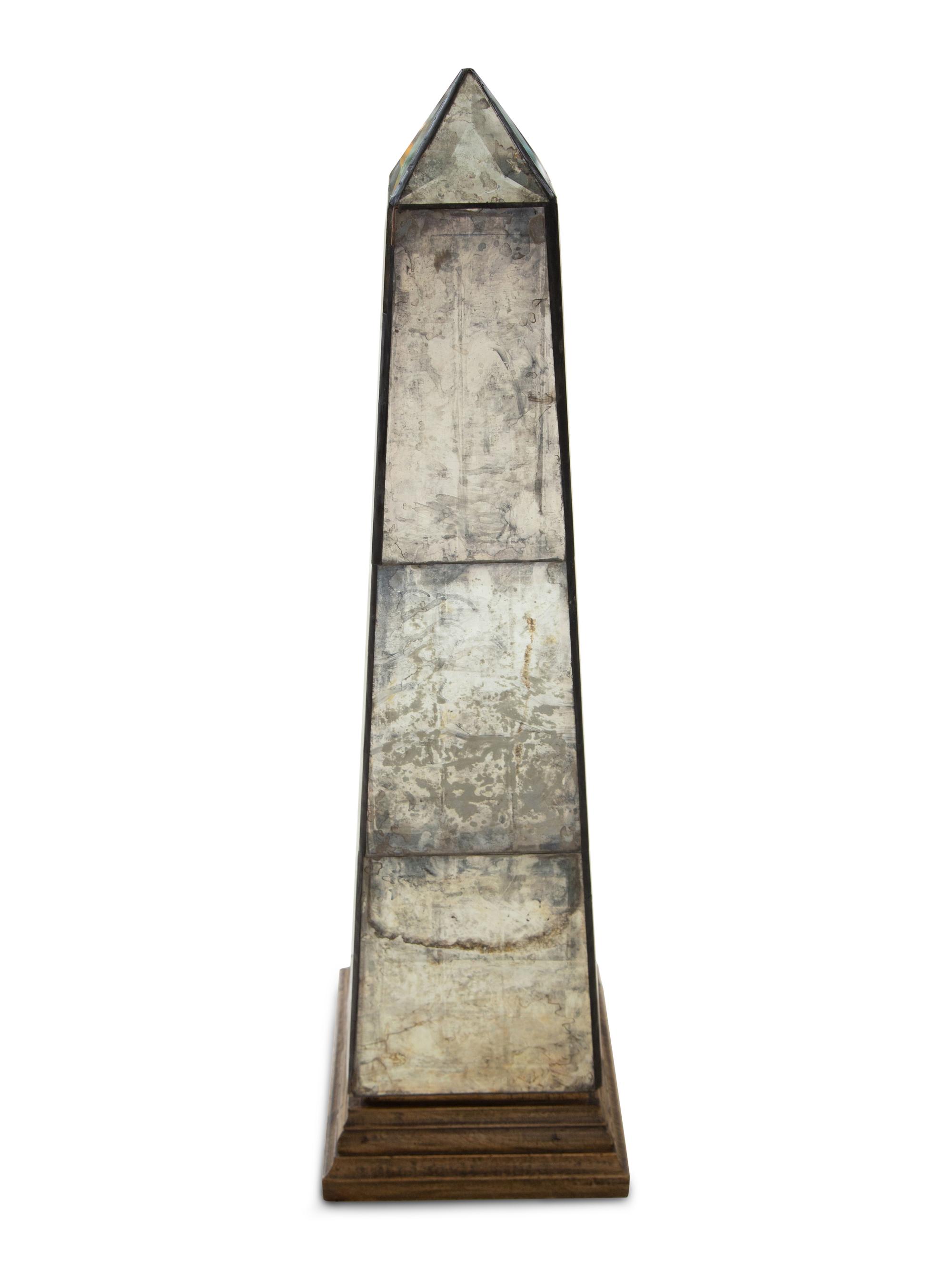 A Pair of Mirrored Obelisks