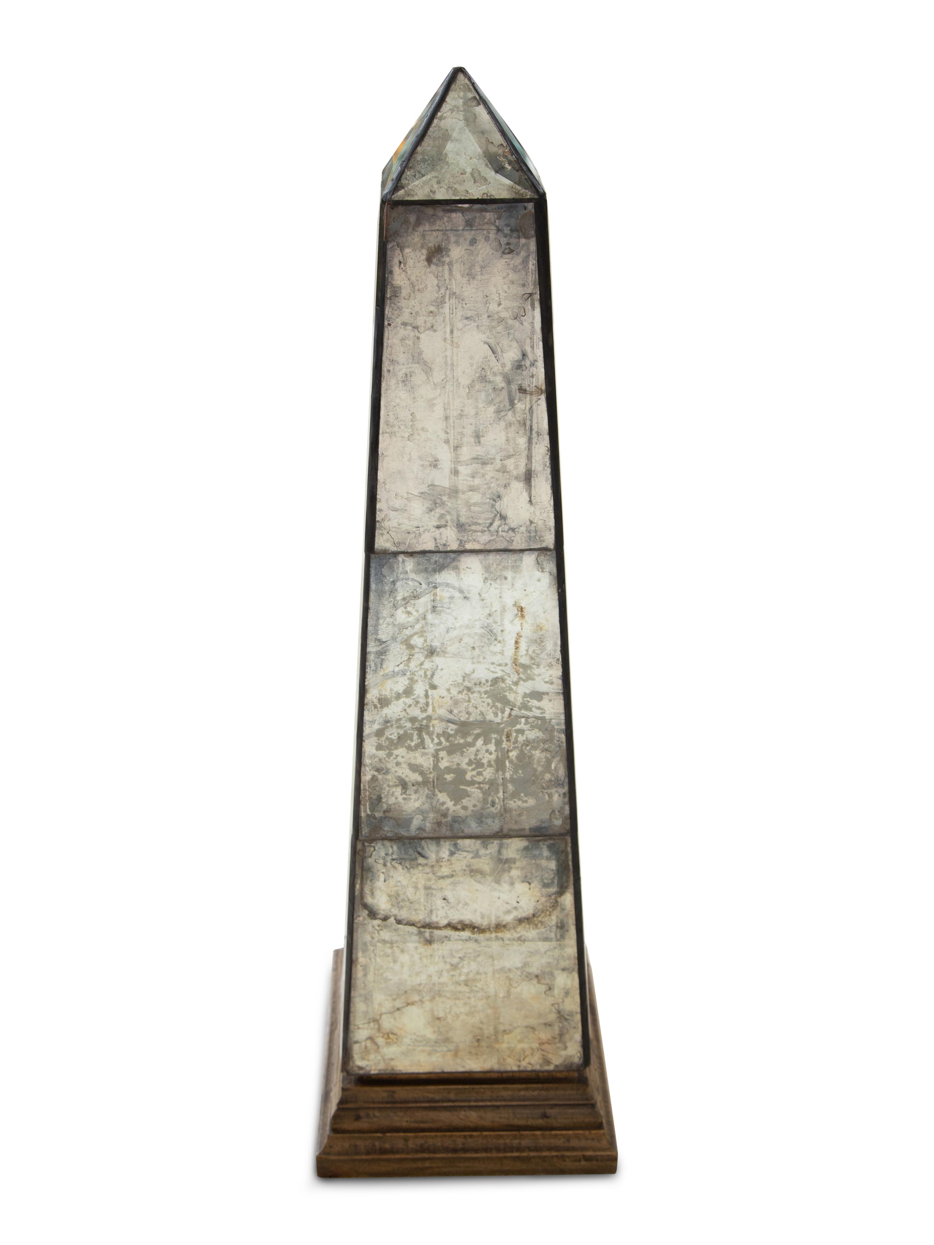 A Pair of Mirrored Obelisks