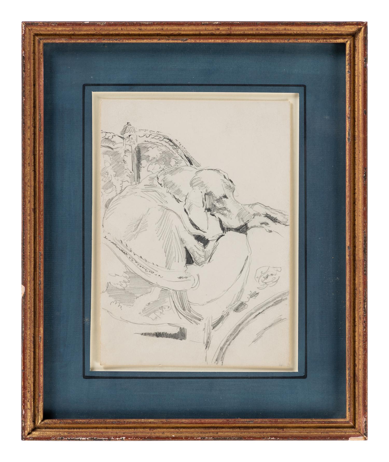 Portrait of E.E. Yore [Portrait of Eeyore from Winnie the Pooh]