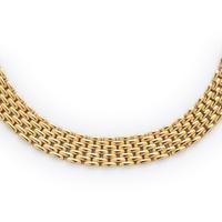 FOPE, YELLOW GOLD NECKLACE