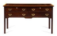 A Georgian Style Mahogany Sideboard Height 33 x width 60 x depth 15 3/4 inches. — 20TH CENTURY
