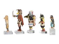 Collection of Hopi Katsina Dolls