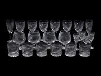 A Set of English Glass Stemware