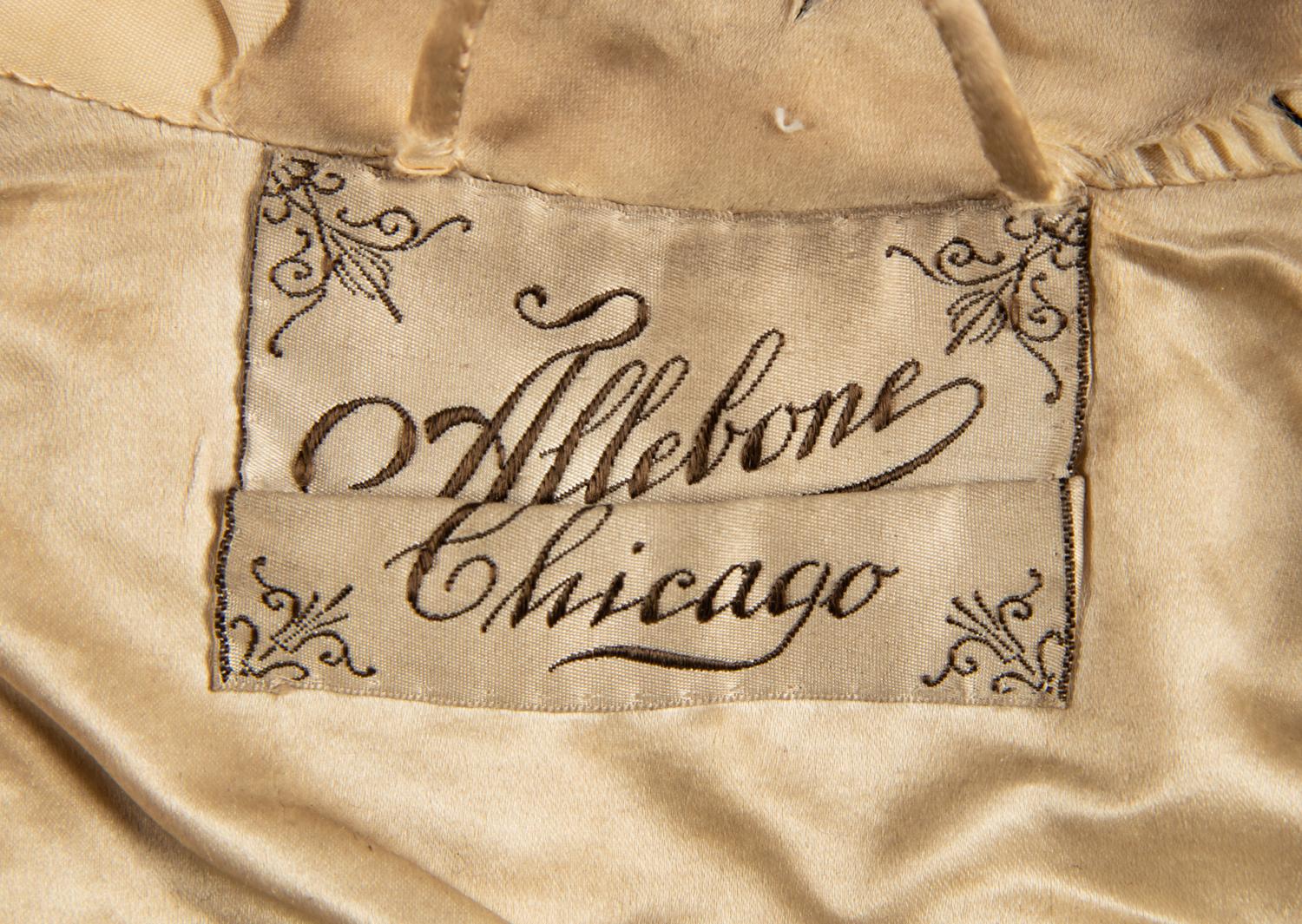 Two Silk Bustle Dresses, 1890s