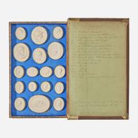 A Collection of Grand Tour Plaster Intaglios by Pietro Paoletti (Italian, 1801-1847) Rome, early 19th century