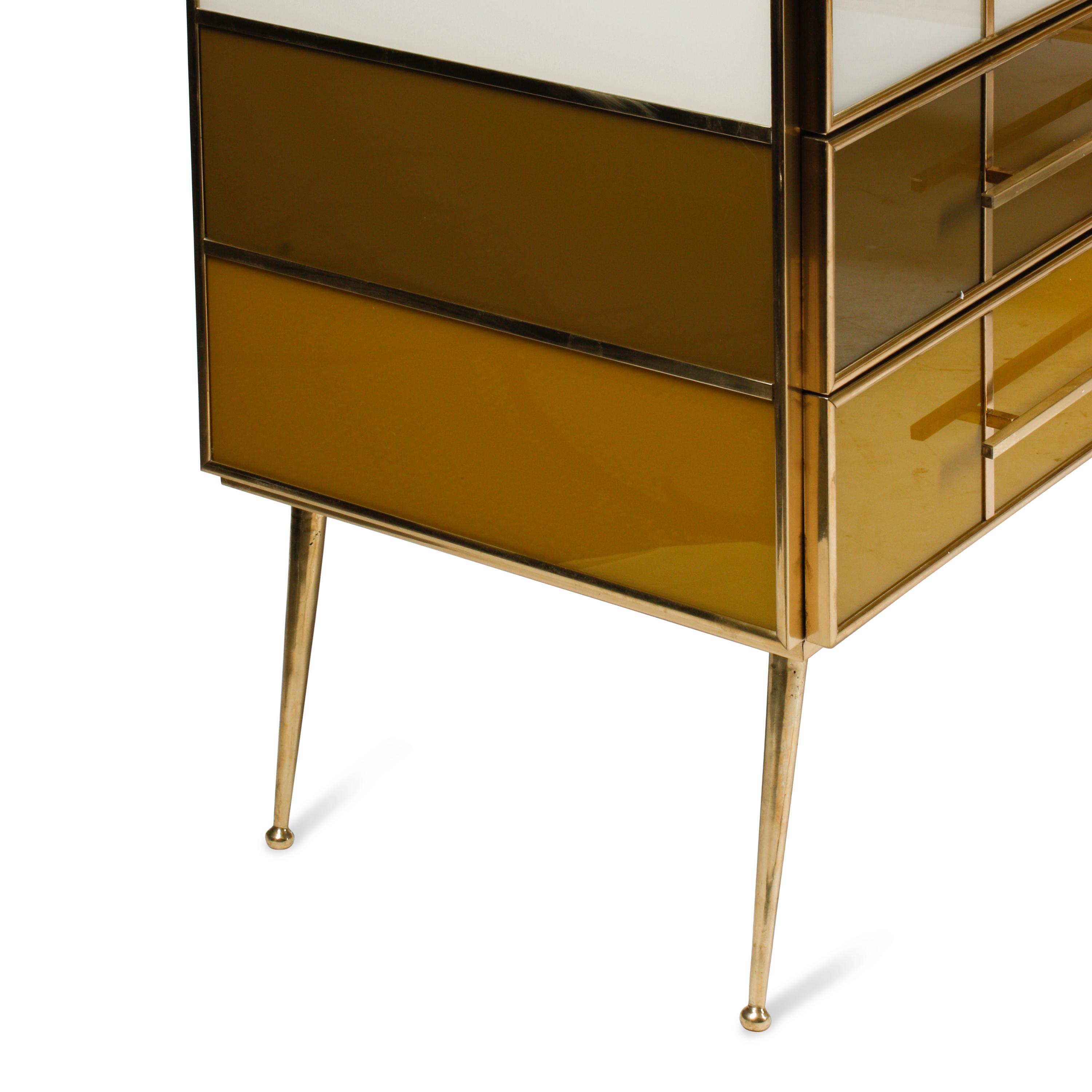 Italian Modernist 20th Century — Pair of Chests of Drawers, c. 1980