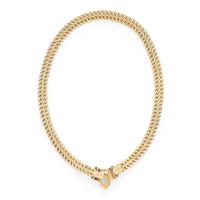 Diamond and Yellow Gold Convertible Chain Necklace